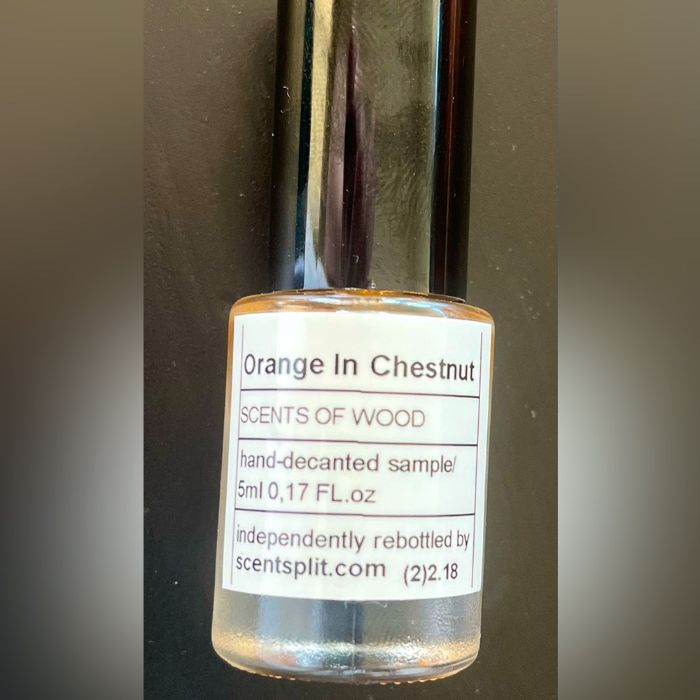 BNWOB Scents of Wood “Orange in Chestnut” EDP | 5 ML Decant | Niche Fragrance